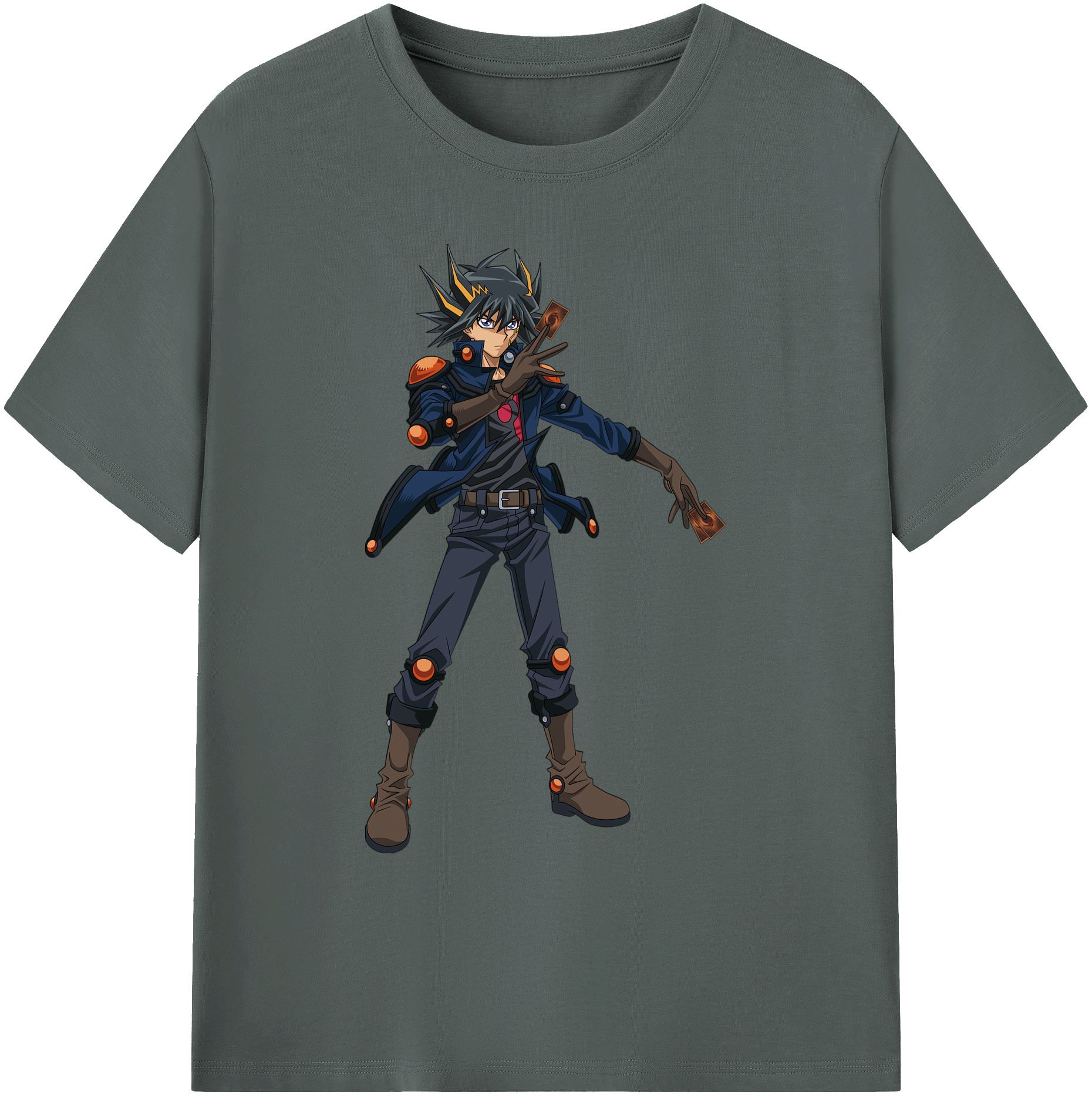 （画像用） 遊☆戯☆王 Yu-Gi-Oh! 綿100％ メンズ半袖Tシャツ｜肌触りやわらか＆通気性